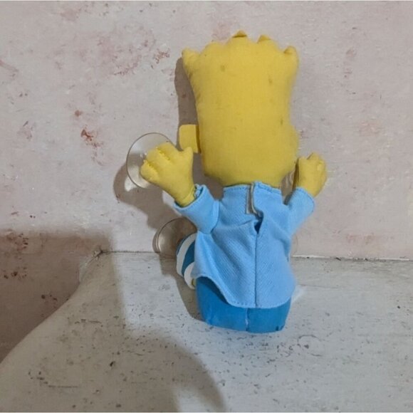 VTG The Simpson’s Bart Simpson Plush Stick-On Window Cling Suction Cup 1990 90s - Picture 2 of 6